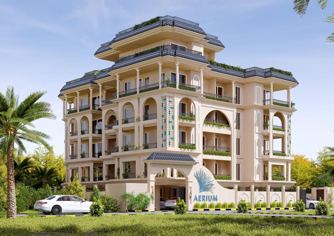 AERIUM building facade at Arpora, Goa